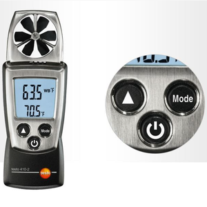 Anemómetro Digital de Bolsillo Testo 0560 4101 410-1 con Rango de Temperatura de -10 a +50°C, Medición de Velocidad de 0.4 a 20 m/s - Product Image 5