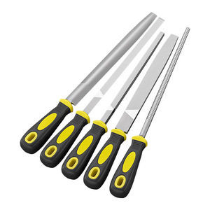 Flat File Metal Polishing Tool Fitter's File Steel Flat <b>Plate</b> File Manual Bright Uncoated Leather Use - Product Image 5