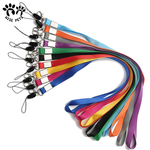 Wholesale OEM Blank Silk Screen Print Polyester Neck Strap Full Color Printed Nylon Plain Cheap Personalized Custom Logo Lanyard
