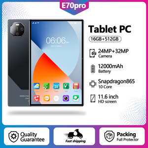 2025 nhà sản xuất cung cấp trực tiếp bộ nhớ 11.6 inch 16GB Rom 512GB máy tính bảng giá thấp trên Internet - Product Image 4