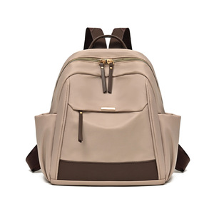 Mochila de Nailon para Mujer, Nueva Moda 2026, Diseño Ligero e Impermeable, Mochila Escolar de Viaje con Cierre de Cremallera, Transfronteriza - Product Image 1