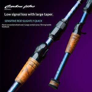 <span class=keywords><strong>Canne</strong></span> à pêche Demon Hunter Black Leopard Second Generation Micro pour Ma Kou Stream Asian Rod White Strip Coil Big Cone Quick High Carbon - Product Image 5