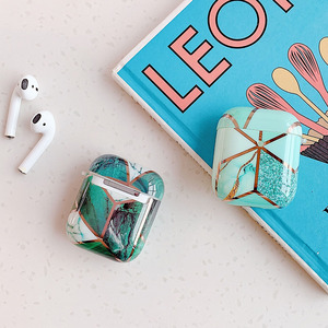 Electroplated Marble Earphone Case For <span class=keywords><strong>AirPods</strong></span> Pro Cases Cute Pink Soft Flowers Protective Cover for AirPod Air Pods Case - Product Image 6