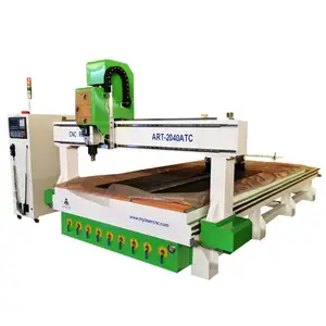 Cnc Woodworking Machine 2040 4 Axis ATC Cnc for Wooden Door Furniture Manufacturing Industry