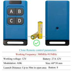 Bộ sao chép điều khiển từ xa đa năng ZP13 RF 433MHz, sao chép trực tiếp, 4 kênh, học mã cố định và mã lăn kiểu 1 - Product Image 3