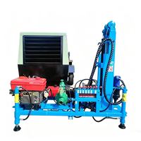 Équipement de forage de puits d'eau portable de 150 m de profondeur, vente directe du fabricant, machine de forage de puits d'eau remorquable
