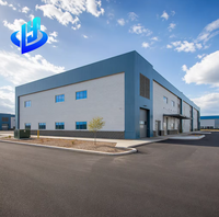 Immeubles de bureaux préfabriqués de luxe à plusieurs étages en structure métallique, avec planchers préfabriqués en acier