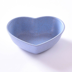 China fabricación creativa amor corazón trigo paja escupir hueso plato condimento plato Mini forma de corazón servir condimento bandeja - Product Image 5