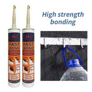 Adhésif liquide sans clou pour carrelage mural, résistant aux intempéries, <span class=keywords><strong>noir</strong></span> <span class=keywords><strong>et</strong></span> <span class=keywords><strong>blanc</strong></span>, pour installation de verre de construction domestique - Product Image 2