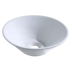 Lavabo rotondo da bagno lavabo lavabo da bagno in ceramica bianca Art lavabo da bagno