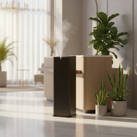 Diffuseur d'arômes commercial à double fluide, atomisation à air froid, écran tactile, minuterie, machine à huiles essentielles pour la vente en gros