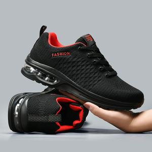 Scarpe da Corsa Leggere Nere per Uomo, Sneakers Traspiranti per Sport, Fitness e Jogging (Taglie 6.5-12.5) - Product Image 4