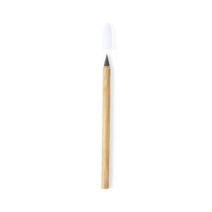Stylo bille sans encre en bambou écologique promotionnel, gravure laser, impression sérigraphique, 137*8mm – Vente en gros - Product Image 3