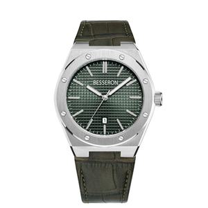 Besseron Wholesale OEM Custom logo Stainless Steel <b>Watch</b> Case Sapphire Crystal Glass Luxury <b>Men</b> Quartz <b>Watches</b> Maker - Product Image 4