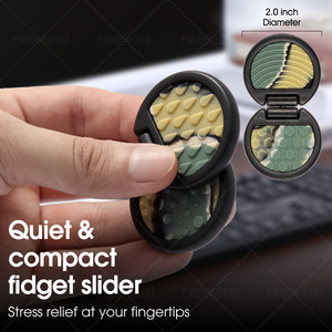 Sáng tạo Silicone lo lắng Đá Đồ chơi Thần tài tay <span class=keywords><strong>Spinner</strong></span> cảm giác Đồ chơi xoay Flipper cho Giáng sinh - Product Image 6