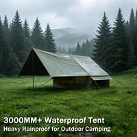 Grande tente de camping gonflable de luxe pour 3-4 personnes, imperméable, en Oxford, pour le glamping familial, Carpas Para Lujo Grande, nouvelle tente de camping gonflable de grande taille