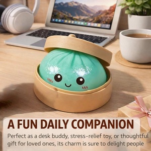 2026 Hot Selling Glitter <b>Squishy</b> Dumpling Fidget Toys Blind Box Colorful Sensory Squeeze Toys Stress Relief Toys for Kids Adults - Product Image 5