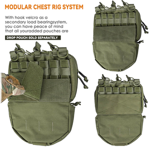 กระเป๋าอเนกประสงค์แบบยุทธวิธี Molle สำหรับใส่เครื่องมือแพทย์ EMT พร้อมช่องใส่แม็กกาซีนแบบสามชั้นสำหรับ M4 M16 - Product Image 3