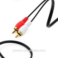 Adaptateur convertisseur de câble AV 3 RCA personnalisé de haute qualité pour utilisation en moto et en automobile