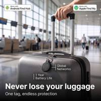 Traceur intelligent anti-perte multi-scénarios pour clés, animaux de compagnie, bagages, sacs, étanche, compatible iOS et Android