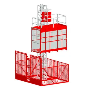 Polipastos de construcción de cabina individual duraderos SC100 y polipastos eléctricos de seguridad con carro y polipasto de motor usado