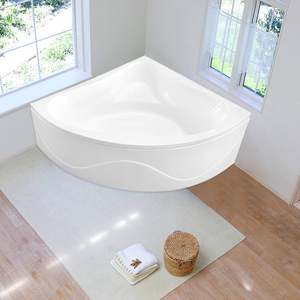 Bañera para adultos, <span class=keywords><strong>esquina</strong></span> redonda <span class=keywords><strong>de</strong></span> pie, acrílica, barata, venta directa <span class=keywords><strong>de</strong></span> fábrica, 100x100 - Product Image 2