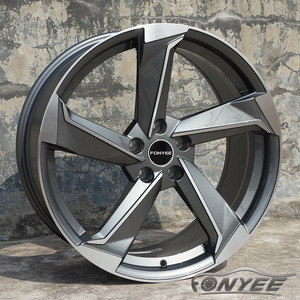 Fonyee Original 17 <span class=keywords><strong>19</strong></span> <span class=keywords><strong>pouces</strong></span> 5x112 5 trous de roue à rayons Huecos Mag alliage roues de voiture de tourisme jantes Jantes pour Audi VW - Product Image 5