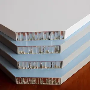 Panel de puerta de pared de aleación de aluminio de fondo sensible a la piel del Gabinete Panel de mejoras para el hogar panel de aluminio de nido de abeja