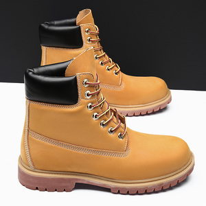Nouvelles bottes Martin au design moderne, style britannique, semelle antidérapante, bottes Martin confortables pour hommes - Product Image 4