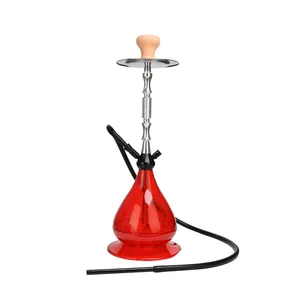 Factory Wholesale Hot High Quality Acrylic LED Pharaohs Hookah Lounge Smoking Shisha The Dubai Chicha Tall Luxurious Hookah