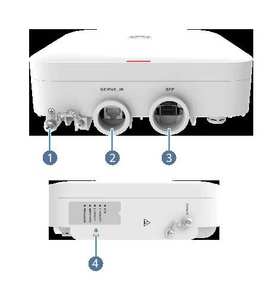 Point d'accès Huawei 1,775 Gbit/s avec antennes intelligentes intégrées <span class=keywords><strong>AirEngine</strong></span> <span class=keywords><strong>5761R</strong></span>-<span class=keywords><strong>11</strong></span> - Product Image 2