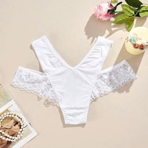 Nouvelle Collection 2026 – Culotte Bikini Femme en Dentelle, Tendance <span class=keywords><strong>Jeune</strong></span> et Sexy, avec Dos Croisé Élégant en Forme de V - Product Image 6