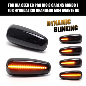 Feux de position latéraux à LED séquentiels pour <span class=keywords><strong>Opel</strong></span> Zafira A <span class=keywords><strong>Astra</strong></span> G 98-09, clignotants dynamiques à défilement, répétiteurs de clignotants - Product Image 1