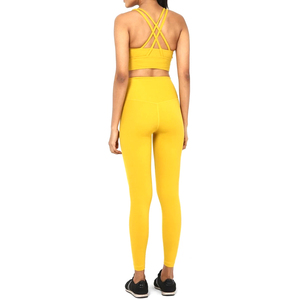 Ensemble de leggings et soutien-gorge de yoga 2 pièces pour femme, résistant à l'eau, qualité supérieure, vente en gros, service OEM sur mesure, dernier design - Product Image 2