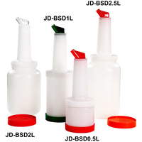 Bouteille d'entraînement en plastique pour barman, accessoires de bar, vente en gros d'usine