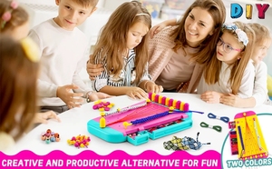 Fantasy Animal Creative DIY Nylon Bracelet Making Kit with <strong>Loom</strong> Bands and <strong>Beads</strong> <strong>for</strong> Girls 4-6Y Boxed - Product Image 3