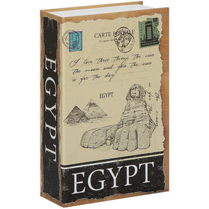 Mini Caja Fuerte Secreta para Libros, Marca Shuaima, Color EGIPTO, Metal y Acero Duraderos, Cerradura Mecánica, Uso en <span class=keywords><strong>el</strong></span> Hogar y la Escuela, <span class=keywords><strong>Precio</strong></span> de Fábrica - Product Image 2