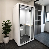 Cabine téléphonique acoustique pour bureau, cabine de bureau, pod de bureau partagé, pod d'appel privé pour bureaux ouverts et espaces de travail hybrides