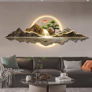 Cuadros Decorativos Modernos de Acrílico con Grabado UV, Hechos a Mano, para Decoración de Paredes de Sala de Estar, Hoteles y Fondos - Product Image 1