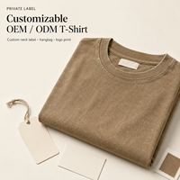 Fabricant de T-shirts Basiques Personnalisés Certifiés GRS HuaYi, OEM ODM, T-shirts en Coton Épais, Usine de Vêtements à Marque Privée pour les Marques de Vêtements