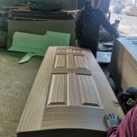 Peau de porte panneau de bois porte panneaux de porte en fibre de carbone, peau de porte de moule, peau de porte HDF moulée