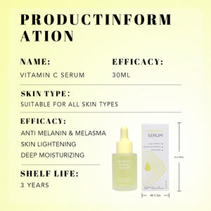 Özel Marka Sıvı Yüz Vitamini C Hyaluronik Asit Bitkisel Gliserin Yaşlanma Karşıtı Parlatıcı Beyazlatıcı Serum Koyu Lekeleri İyileştirir - Product Image 6