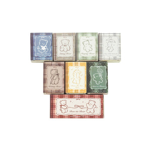 1 Tampon <span class=keywords><strong>de</strong></span> la série Xiongxiong's Time Book, motif dessiné à la main <span class=keywords><strong>de</strong></span> style vintage, pour la décoration <span class=keywords><strong>de</strong></span> journal quotidien - Product Image 5