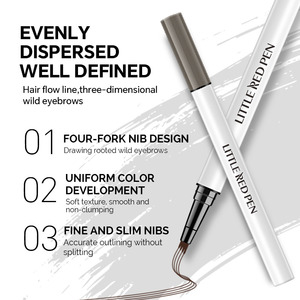 4 ngã ba lông mày bút chì tự nhiên không thấm nước Chống Mồ Hôi kéo dài chất lỏng không mờ nhạt nhuộm cực kỳ tốt lông mày Bút Chì Công cụ trang điểm - Product Image 5