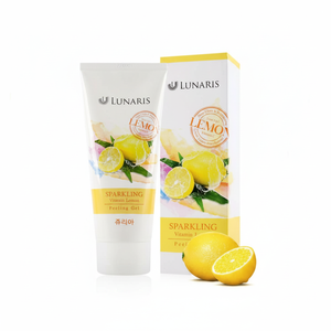 Korean Kbeauty Lunaris Peeling Gel Limpiador facial antienvejecimiento con aroma a limón para el cuidado de las espinillas y la eliminación de la piel muerta - Product Image 2