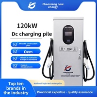 Station de recharge rapide universelle pour véhicules à énergie nouvelle, chargeur DC 120 kW BYD à double pistolet intégré GB/T 18487.1-2015 CCS2 Chademo 380V