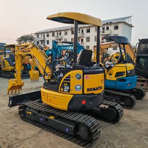 Excavadoras Usadas Komatsu PC30 de 3 Toneladas, PC25, PC35 en Venta, Equipo de Construcción Compacto y Eficiente de Buen Rendimiento - Product Image 1