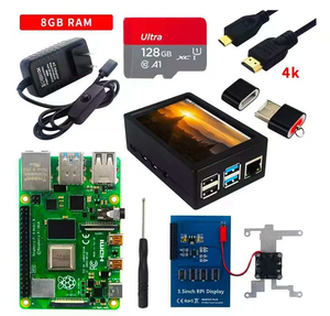 לוח פיתוח לינוקס <span class=keywords><strong>Raspberry</strong></span> <span class=keywords><strong>Pi</strong></span> 4B <span class=keywords><strong>4GB</strong></span>/<span class=keywords><strong>8GB</strong></span> עם הגנת IP40, תואם RoHS ו-3C, ערכת לימוד תכנות - Product Image 1