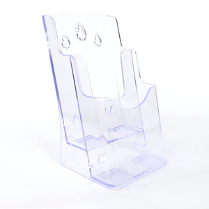 Support de brochure en acrylique transparent, présentoir de prospectus, de livret, de menu, de papier, support de carte transparent – Fourniture directe usine - Product Image 5