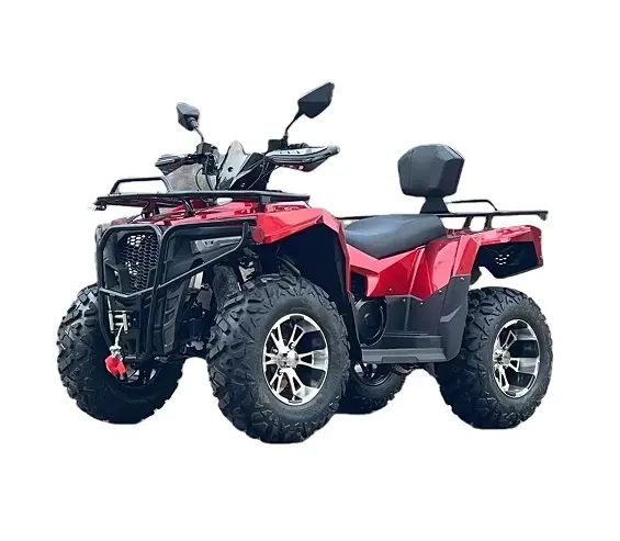 High Quality Quad 1000W ATV 4x4 ATV 200cc 300CC For Adult ATV Tires AT25*10-12 Front And Rear Disc Brakes